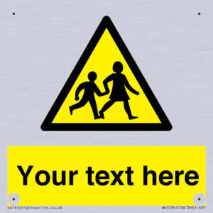 Custom Warning children Sign